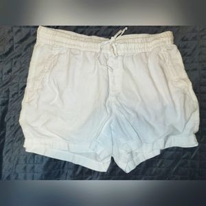 White Linen Old Navy Shorts Size L